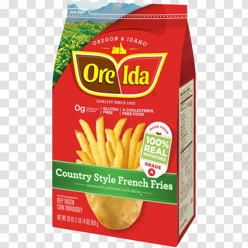 French Fries Potato Wedges Cuisine Ore-Ida Fried Chicken - Frying Transparent PNG