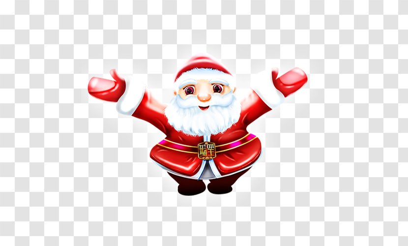 Santa Claus Christmas Ornament Gift - Valentines Day Transparent PNG