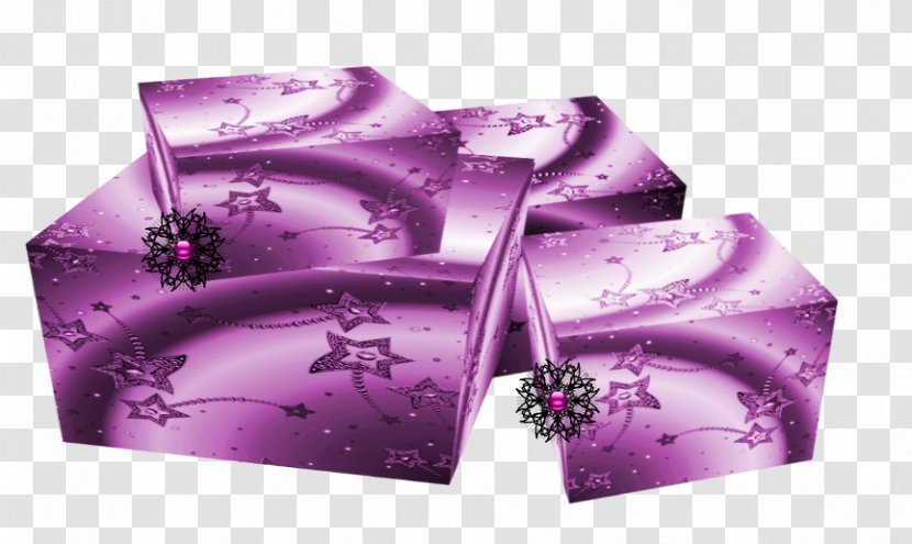Purple Gift - Box - A Variety Of Christmas Boxes Transparent PNG
