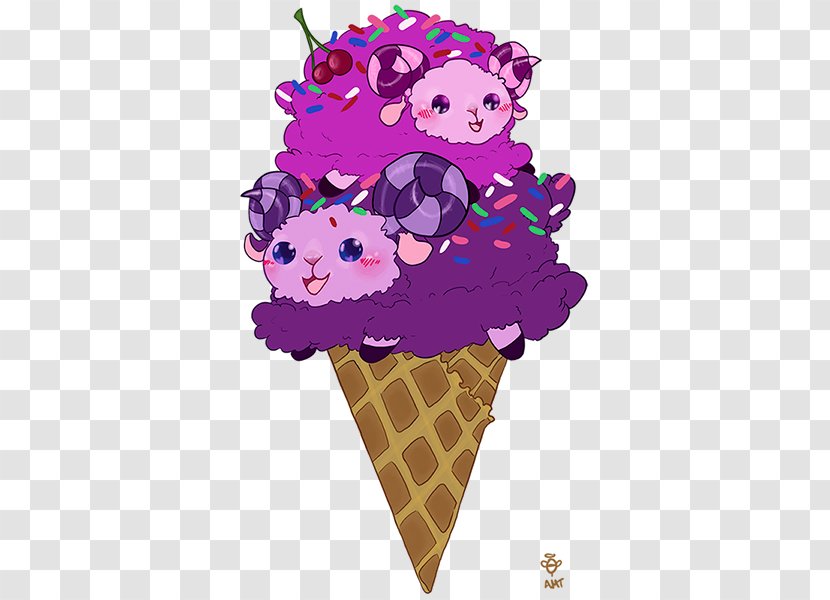 Ice Cream Cones Character Transparent PNG