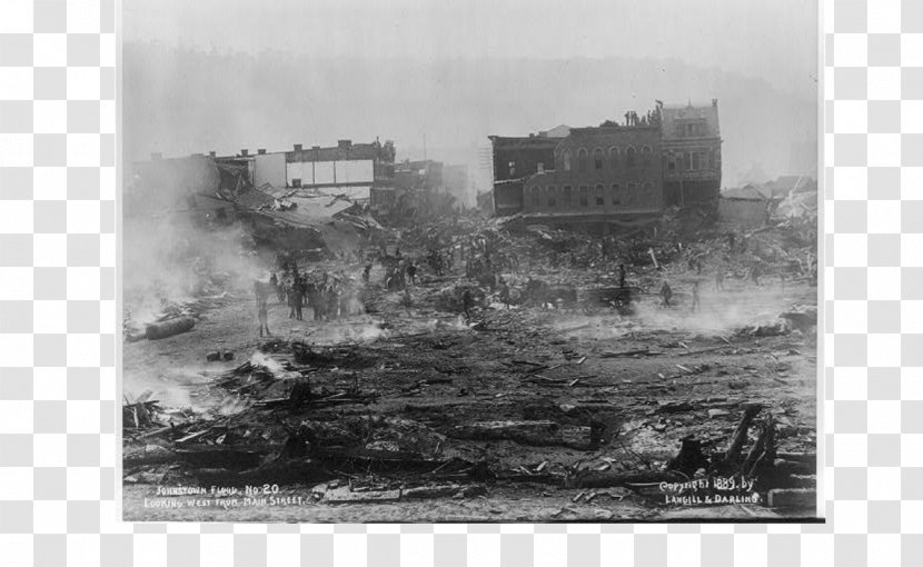 The Johnstown Flood South Fork Dam Inclined Plane - Reservoir - People Transparent PNG