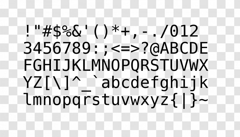 ASCII Encyclopedia Information Wikipedia Document - Monochrome - Com Transparent PNG