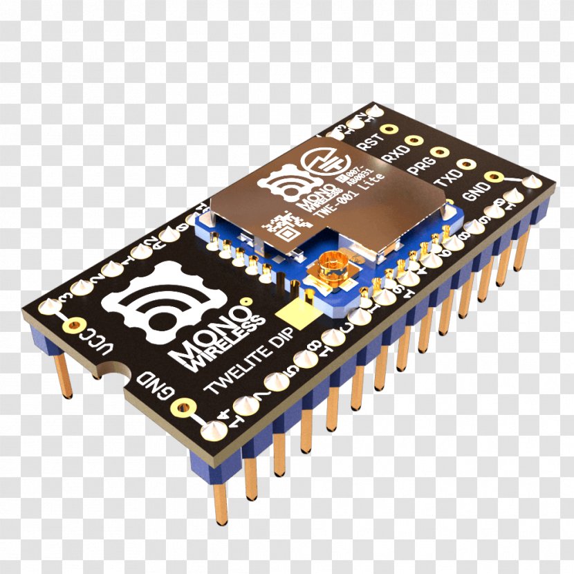 Microcontroller Electronics Dual In-line Package Wireless Microprocessor - Electronic Device - Dip Transparent PNG