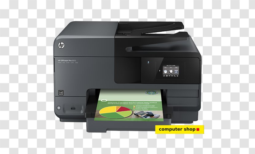 Hewlett-Packard Multi-function Printer HP Officejet Pro 8610 - Technology - Hewlett-packard Transparent PNG