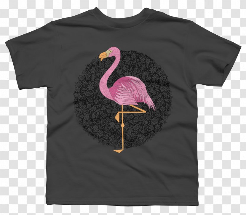 T-shirt Coffee Hoodie Clothing - Shirt - Flamingos Transparent PNG