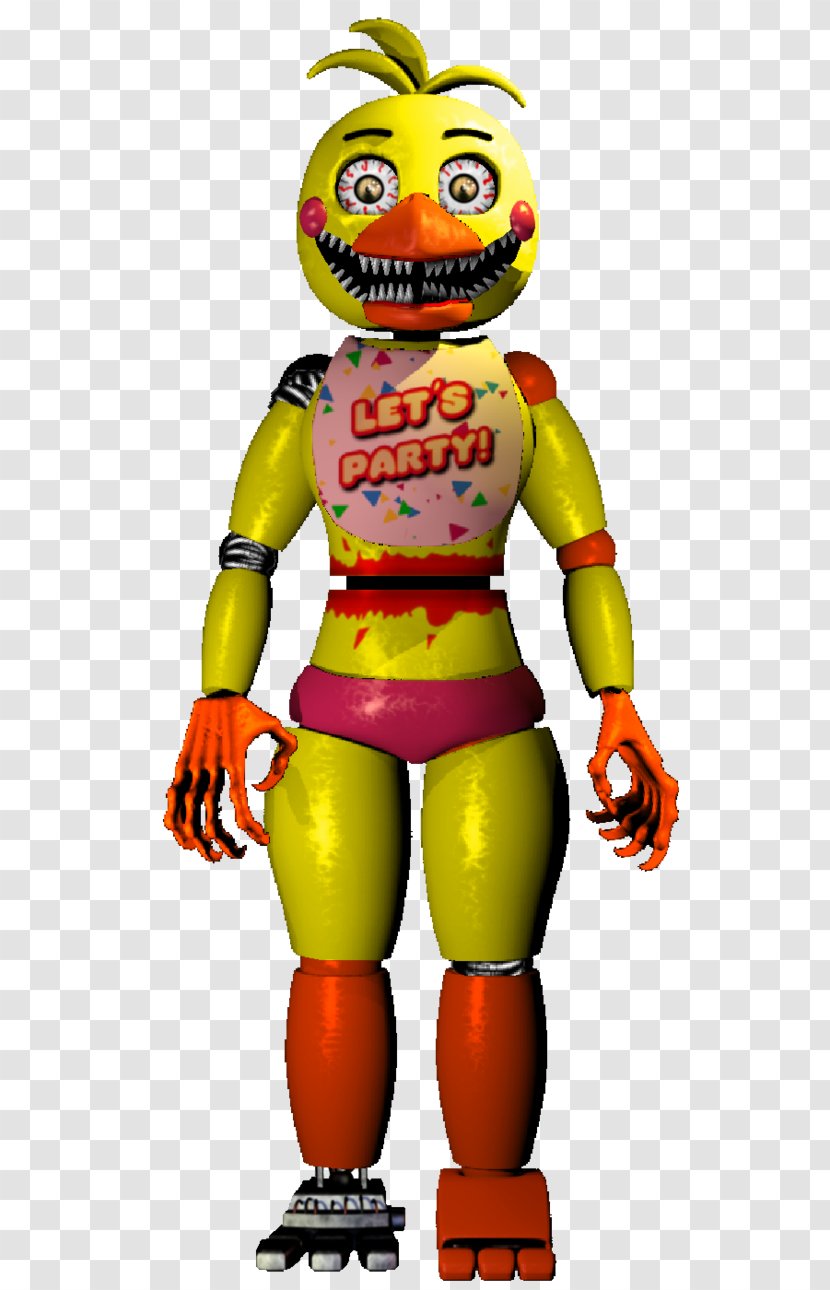 Five Nights At Freddy's 2 Animatronics Jump Scare Action & Toy Figures - Yellow Transparent PNG