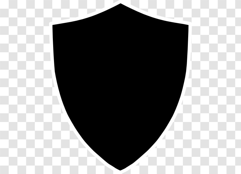 Clip Art Shield - Black And White - Shields Dc Transparent PNG