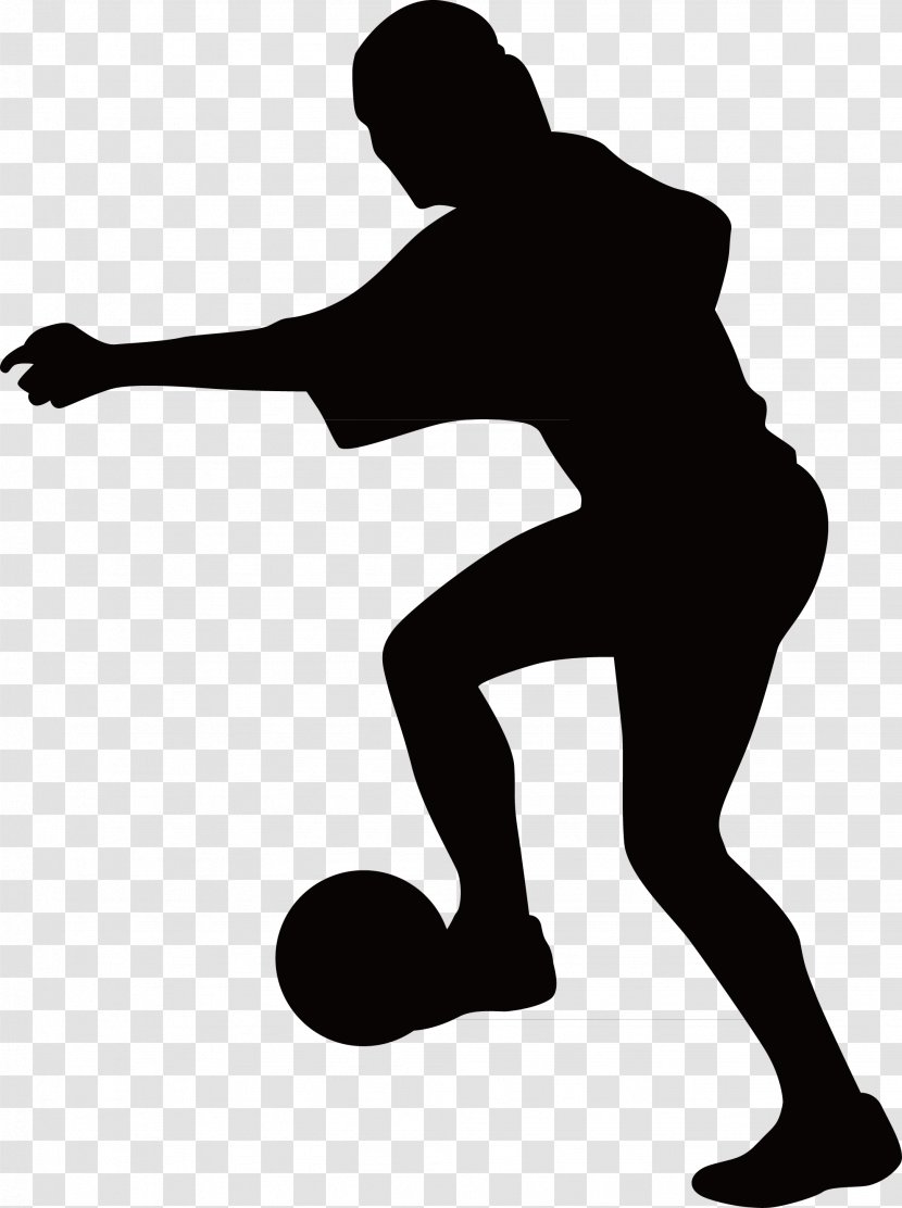 Silhouette Football Player - Sports Equipment - Penalty Child Transparent PNG