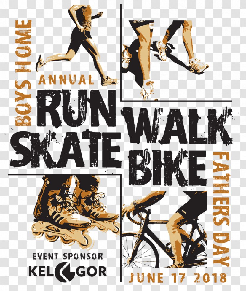 Skatebike Bicycle Fundraising Font Logo - Boy Transparent PNG