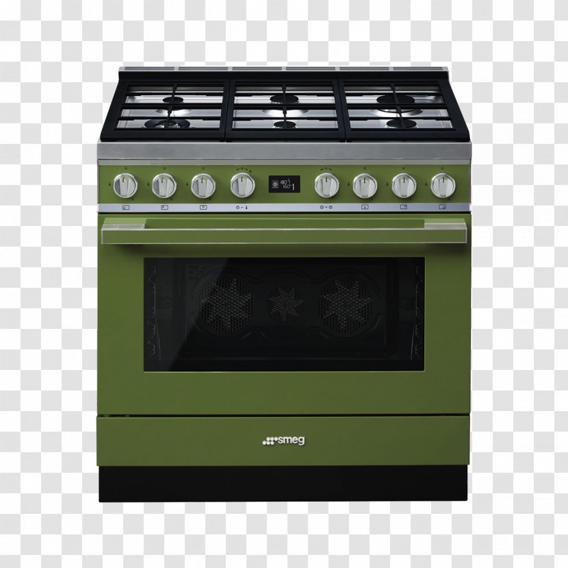 Cooking Ranges SMEG Smeg Elite Portofino CPF9GMAN London Gas Stove - Kitchen Transparent PNG
