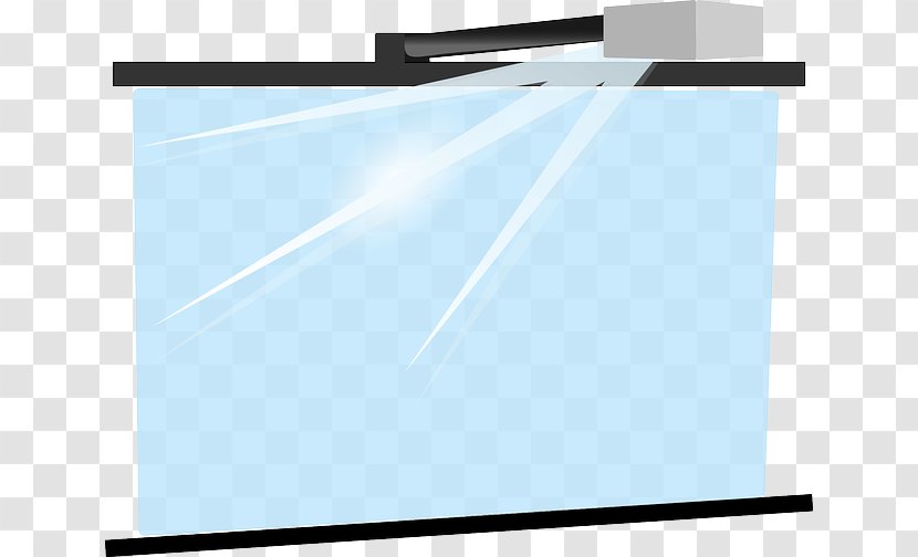 Clip Art Vector Graphics Projector Projection Screens Image - Rectangle - Multimedia Equipment Transparent PNG