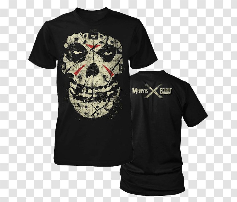 Misfits T-shirt Punk Rock Jason Voorhees Horror - T Shirt - Crystal Lake Transparent PNG