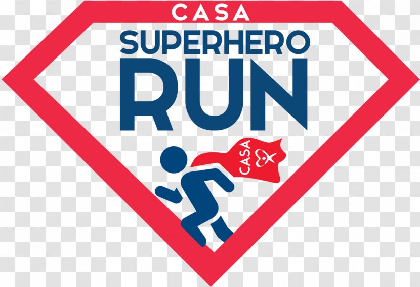 Logo CASA Superhero 5K Run/Walk El Jebel Kansas - Organization Transparent PNG