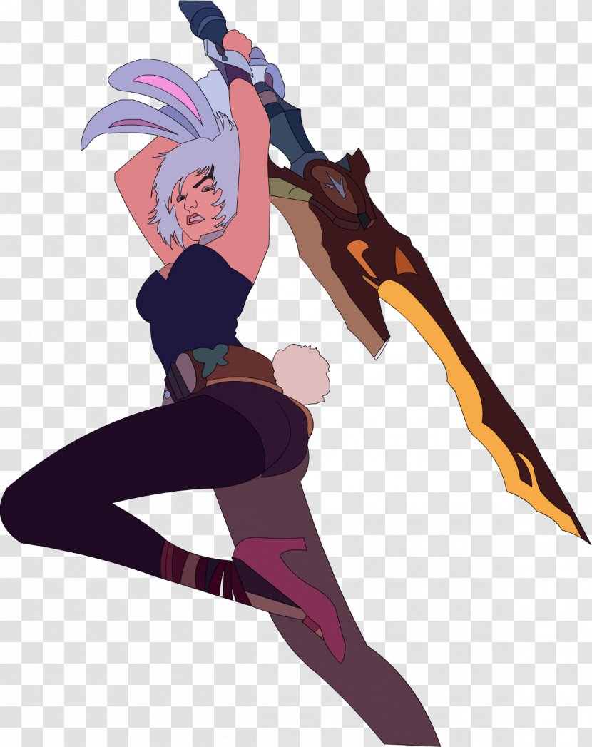 League Of Legends Riven Battle Bunny Video Game - Watercolor Transparent PNG