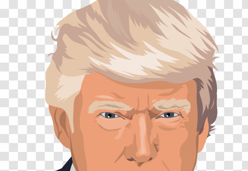 Donald Trump Drawing - Cheek - Ear Muscle Transparent PNG