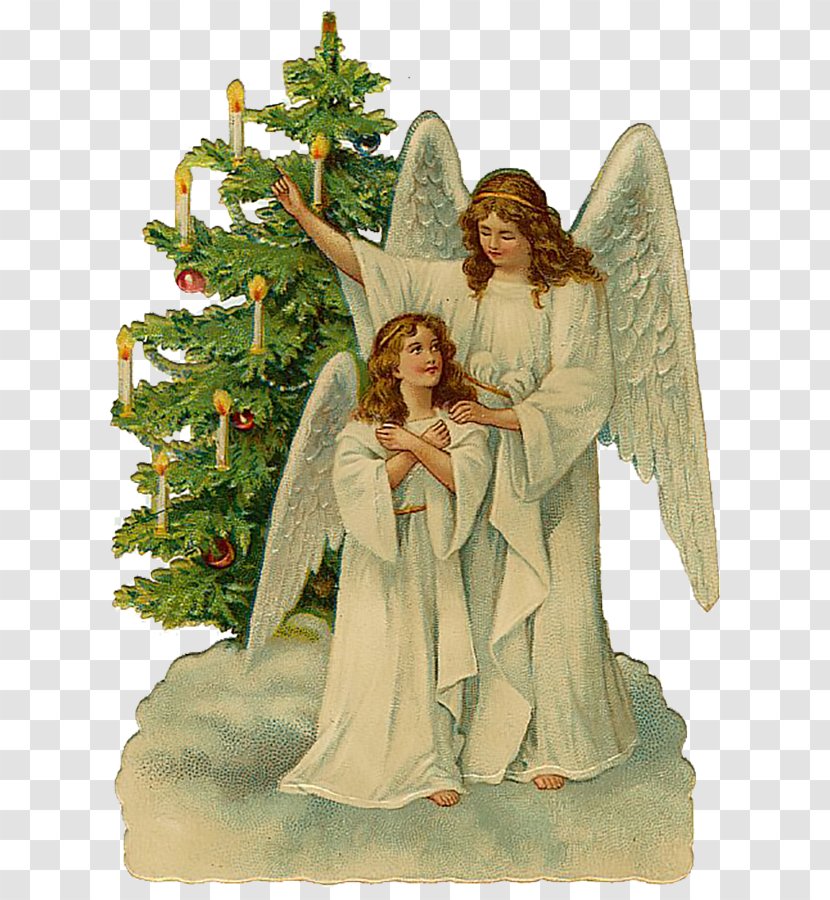 Christmas Ornament Victorian Era Angel Clip Art - Tree Transparent PNG