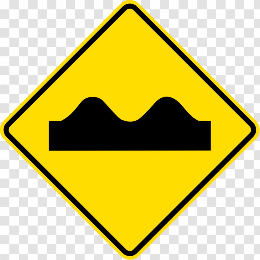 Traffic Sign Warning Road - Signs In New Zealand Transparent PNG