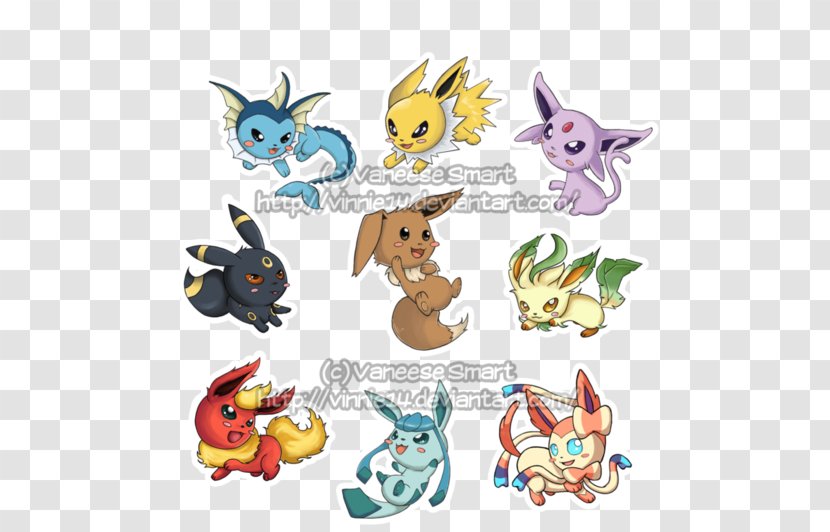 Pokémon X And Y Eevee Evolution Vaporeon - Pokemon - Evolutionary Line Of Transparent PNG