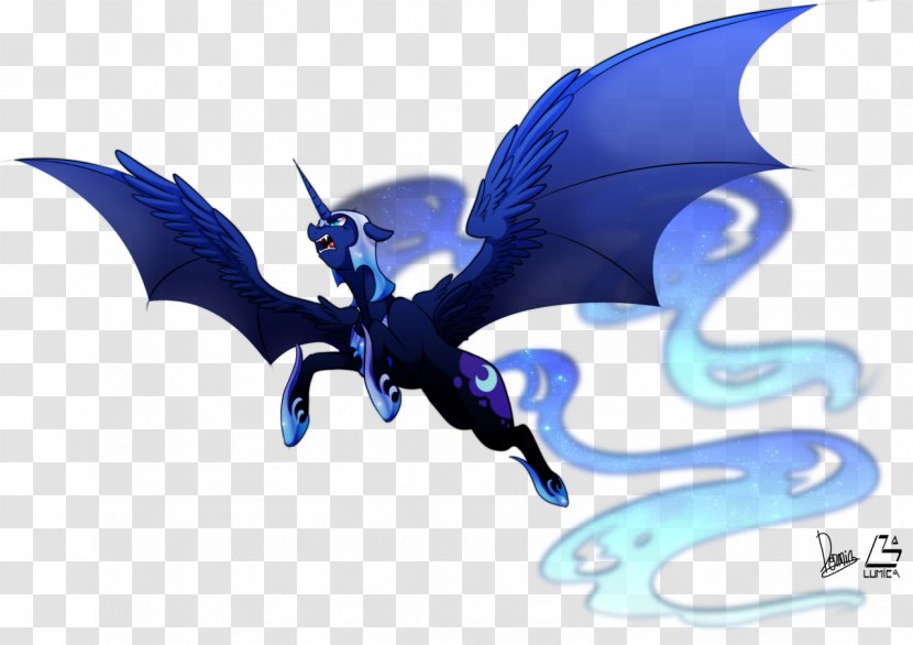 Princess Luna Pony Celestia Art - Bat Wings Transparent PNG