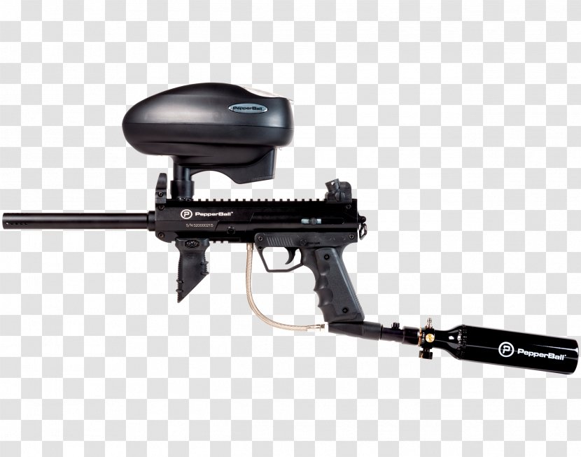 Paintball Guns Firearm Trigger Ranged Weapon - Machine Gun Transparent PNG