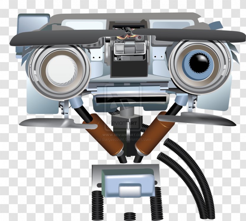 Johnny 5 Robot Geek Android - Perspective Transparent PNG