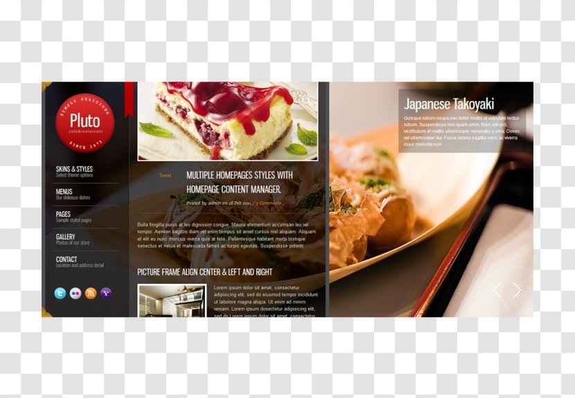 Fast Food Cheesecake Display Advertising Recipe - Flavor - Theme Restaurant Transparent PNG