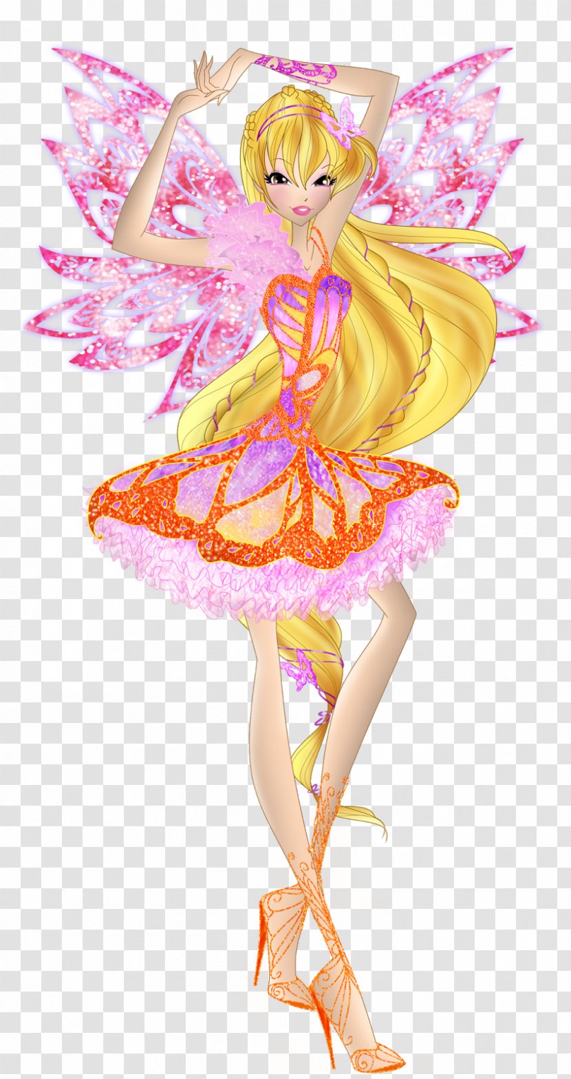 Stella Aisha Butterflix DeviantArt - Frame - Winx Club Enchantix Transparent PNG