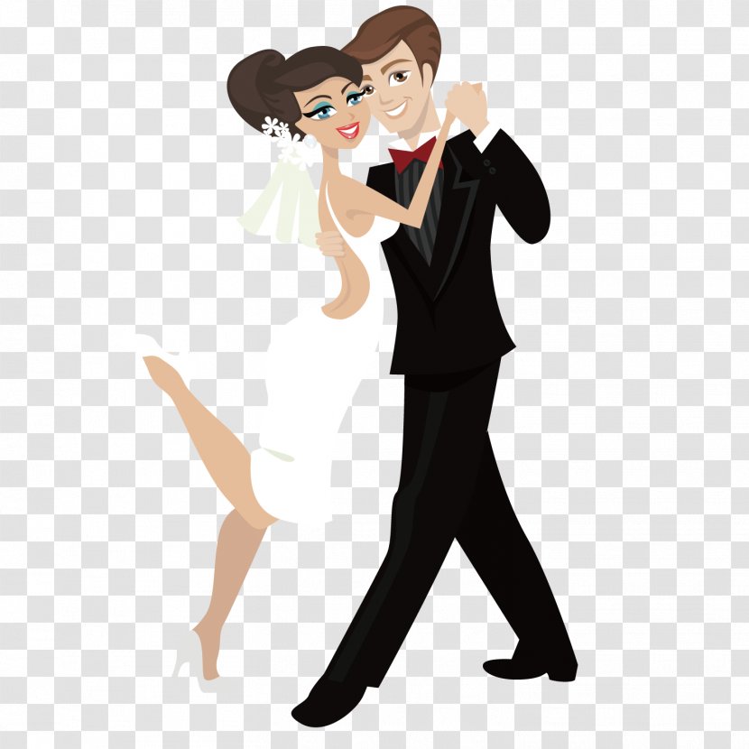 Partner Dance Illustration - Flower - Sina And The Bride Transparent PNG