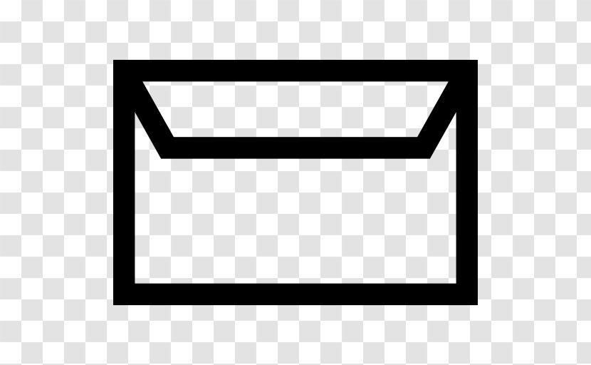 Envelope Mail - Symbol - Black And White Transparent PNG
