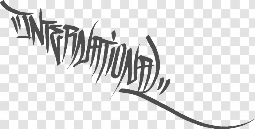 Graffiti Art Handstyle Calligraphy Clip Transparent PNG