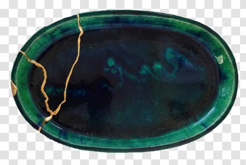 Kintsugi Platter Pottery Ceramic - Art Transparent PNG