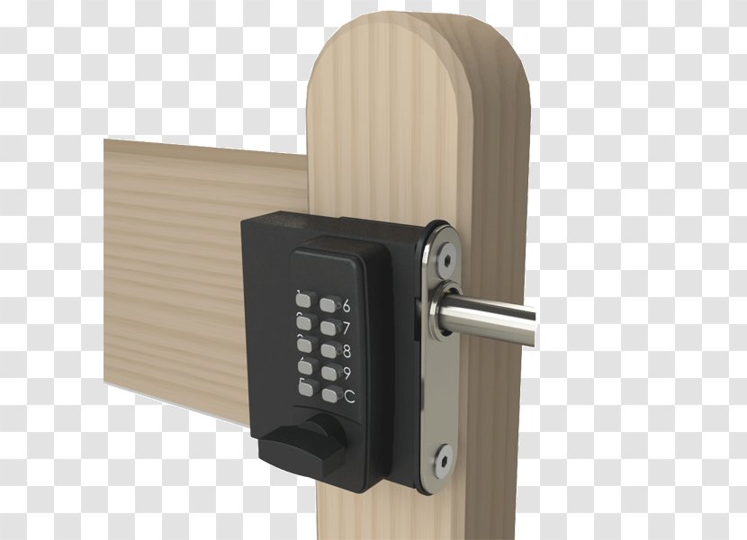 Electronic Lock Gate Latch Combination - Kaba Transparent PNG