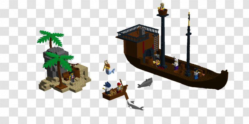 Lego Ideas Pirates Minifigures - Boat Transparent PNG