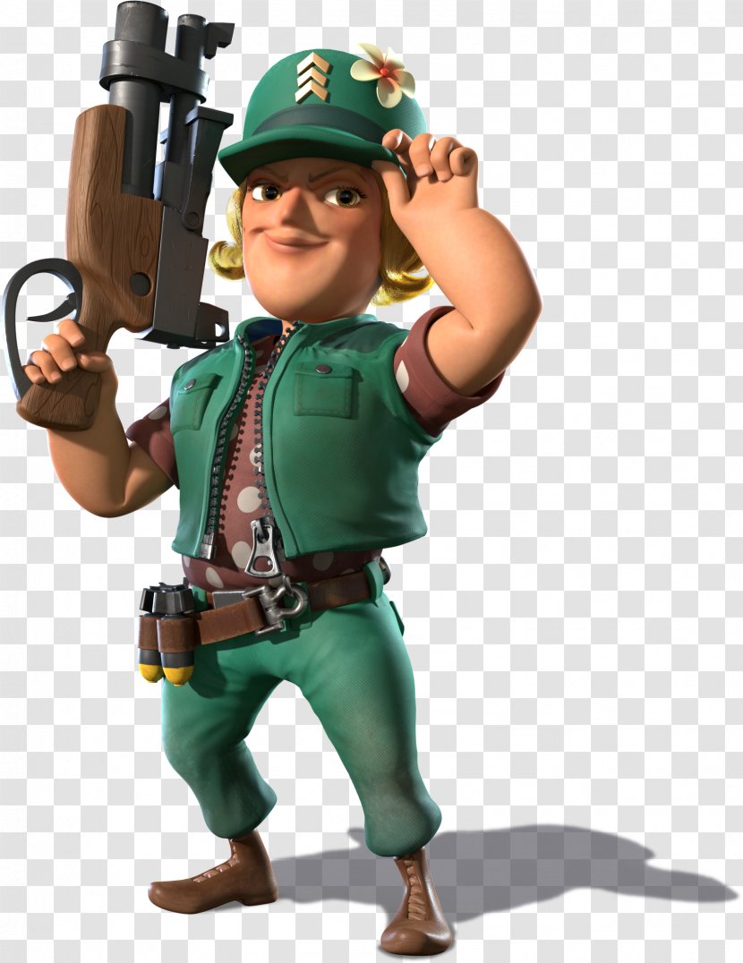 Boom Beach Clash Of Clans Sergeant Game Troop - Brick Transparent PNG