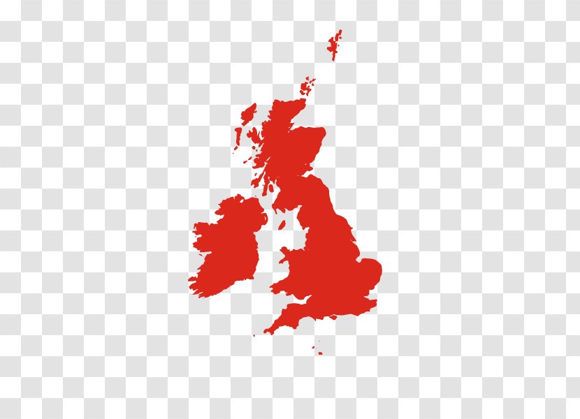 England Vector Map - British Isles Transparent PNG