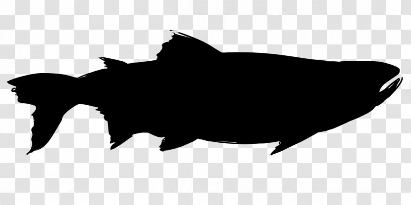 Dog Silhouette - Black M - Blackandwhite Fish Transparent PNG