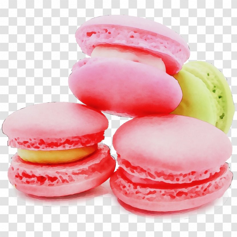 Macaroon Food Pink Sweetness Dessert - Baked Goods - Dish Transparent PNG