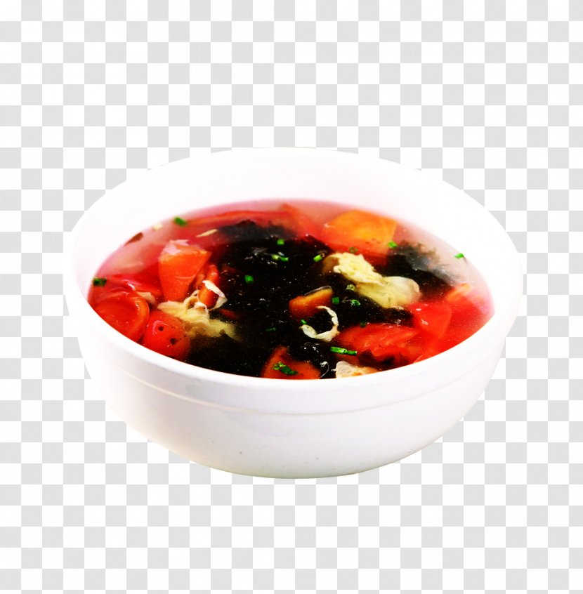 Tomato Juice Egg Drop Soup Chicken And - The Product Of Transparent PNG