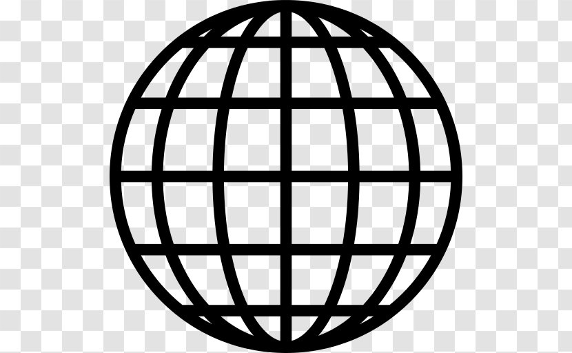 World Globe - Earth - Grid Perspective Transparent PNG