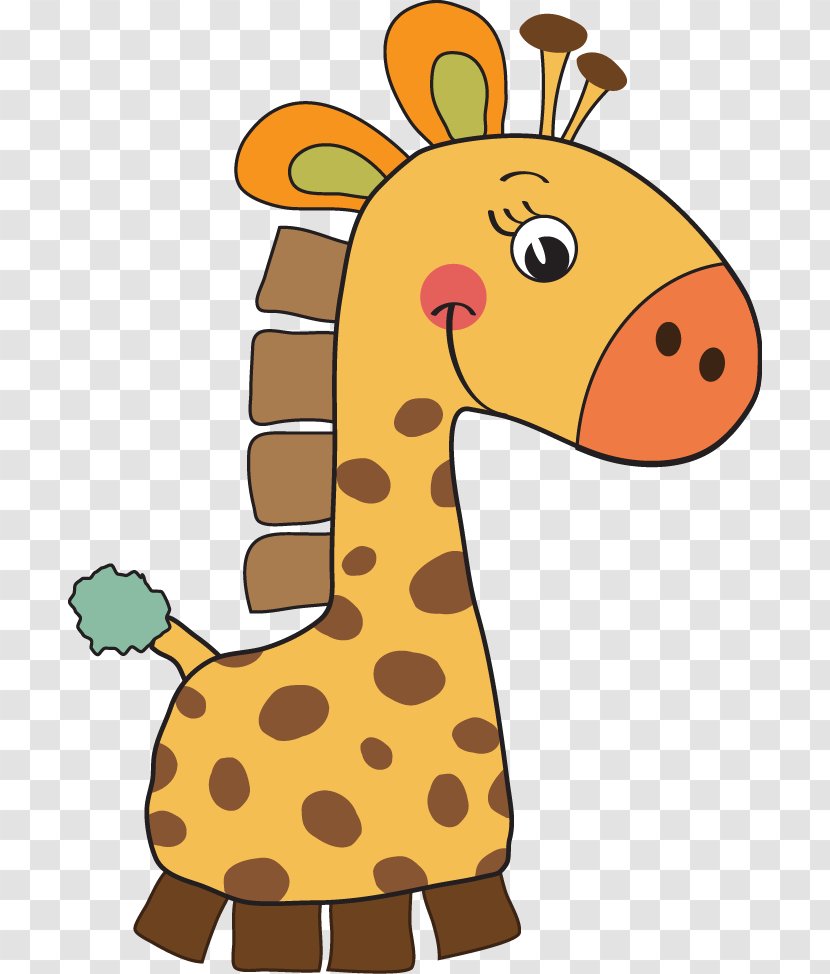 Giraffe Royalty-free Clip Art - Neck - Cartoon Transparent PNG
