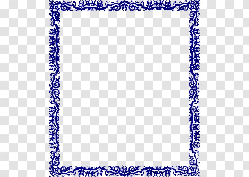 Islam Clip Art - Coreldraw - Blue Border Frame Transparent Image Transparent PNG