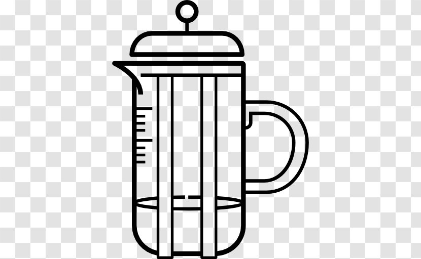 Cafe Coffee - Drinkware - French Press Transparent PNG