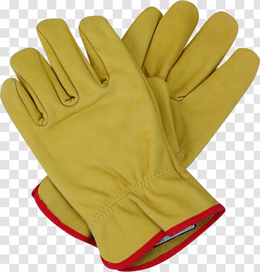 Rubber Glove Personal Protective Equipment Safety Leather - Lining - Gloves Image Transparent PNG