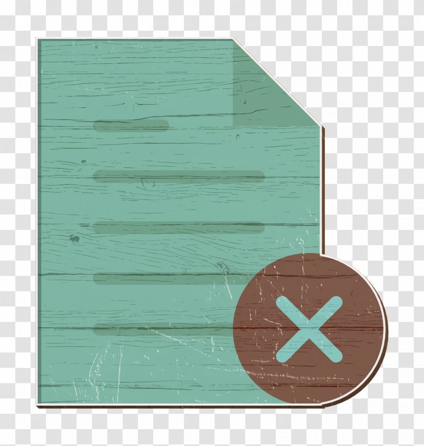 File Icon Document Interaction Assets - Teal - Rectangle Wood Transparent PNG