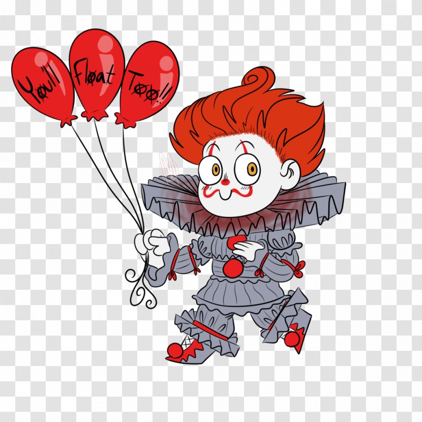 It Fan Art Drawing - Flower - Pennywise The Clown Transparent PNG