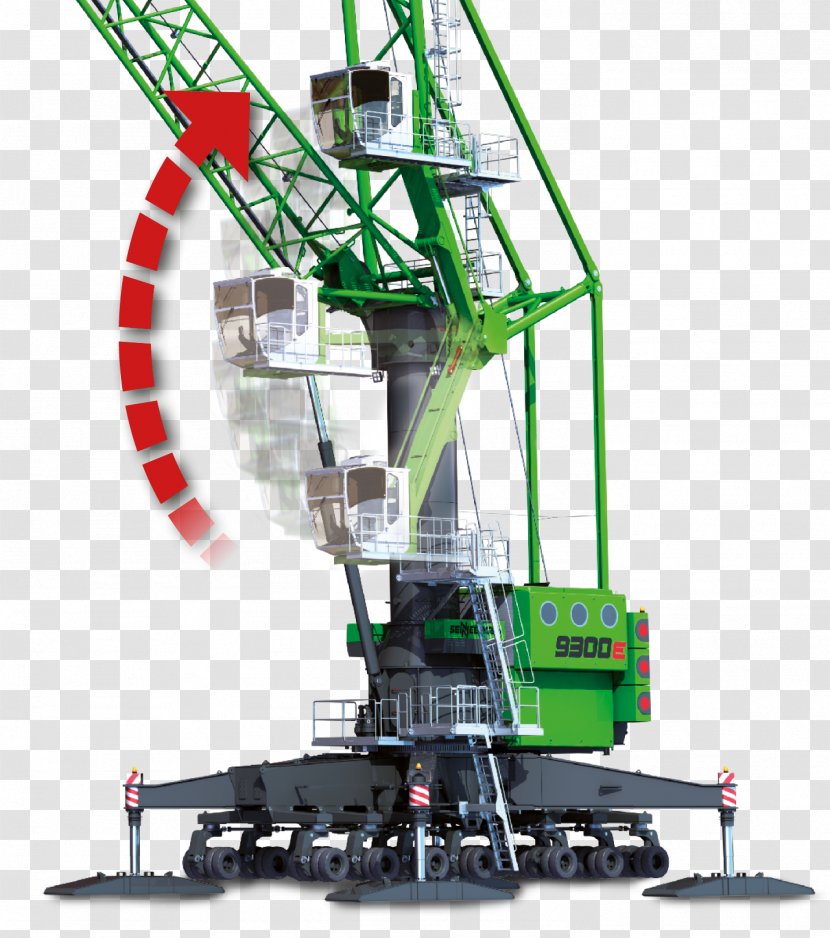 Mobile Crane Sennebogen Port Harbor - Material Handling Transparent PNG