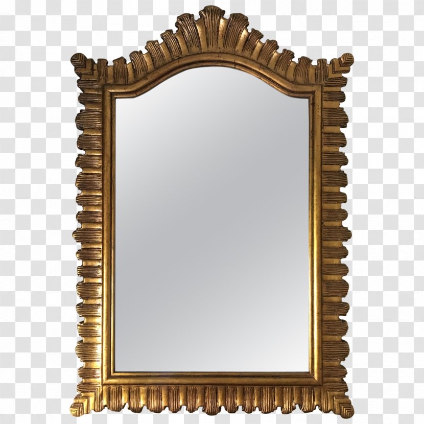 Mirror Picture Frames Gold Metal - Rectangle Transparent PNG