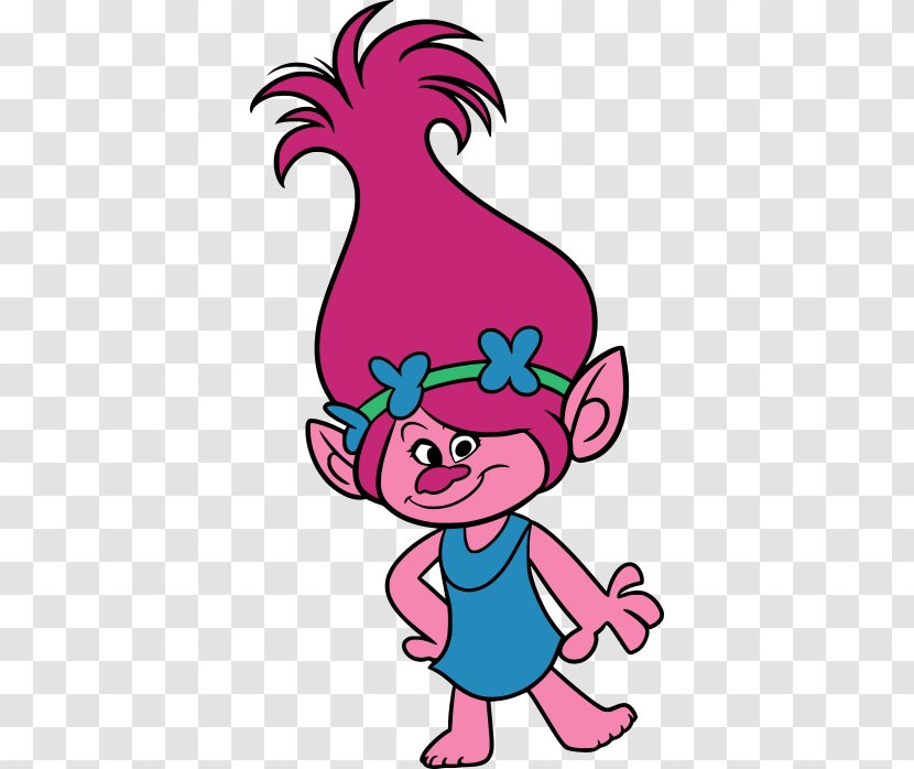 Trolls Clip Art - Cartoon - Poppy Troll Transparent PNG