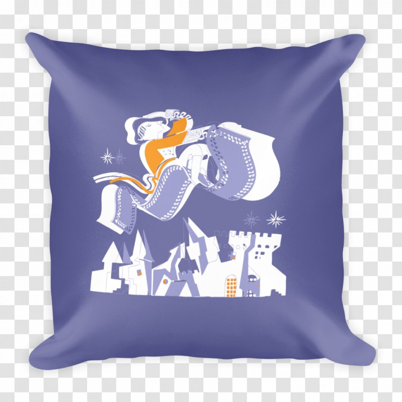 Throw Pillows Cushion T-shirt Blackjack Square - Material - Mockup Pillow Transparent PNG