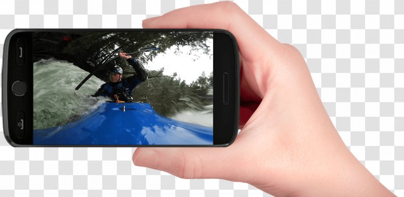 Camera Mobile Phones Television Nikon KeyMission 360 Smartphone - Device - Hand Holding Transparent PNG